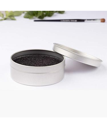 2 in 1 Color Removal Sponge Set for Eye Shadow Blush & Foundation - 4 Replacement Sponges Included - Perfect for Makeup Brush Color Switching - Buy Online on SooperMarket.com
