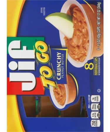 JIF To Go Crunchy Peanut Butter Cups 1.5 oz 8 count by Jif - Buy Online on SooperMarket.com