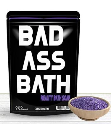 Badass Bath Soak - Purple Bath Salts for Funny Spa Gifts, Men, Women, Stocking Stuffers & White Elephant Gift - Buy Online on SooperMarket.com