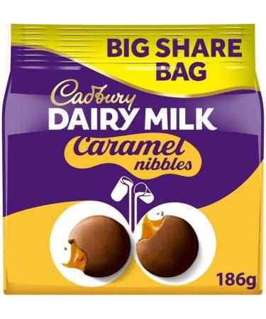 Dairy Milk Bundle with Giant Buttons Sharing Chocolate Bag 185g with Caramel Nibbles 186g & Bitsa Wispa 186g (3 Pack) - Buy Online on SooperMarket.com