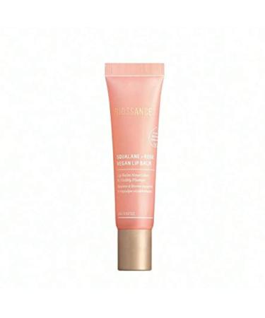 Biossance Squalane + Rose Vegan Lip Balm. Made with Hyaluronic Acid and Ceramides to Plump and Hydrate Dry Lips. Long-Lasting and Petroleum-Free (0.52 ounces)