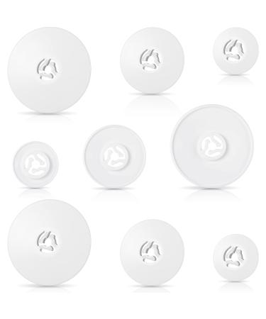Spool Cap Sewing Machine Spool Pin Cap Small Medium Large Replacement Spool Cap Compatible with Brother  Babylock Sewing and Embroidery Machines  45 mm  35 mm and 25 mm  White(9 Pieces)