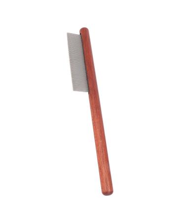 Lice Comb Nit Comb Head Lice Comb Flea Lice Comb for Kids Adults Pets Dog - Stainless Steel Wooden Handle