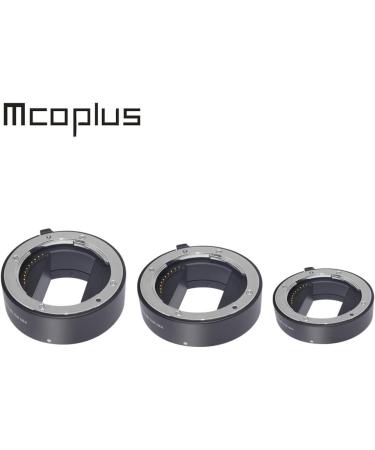Mcoplus NEX-M Metal Auto Focus Macro Extension Tube Set for Sony Mirrorless E-Mount FE-Mount Cameras (10mm+16mm+21mm) - Buy Online on SooperMarket.com
