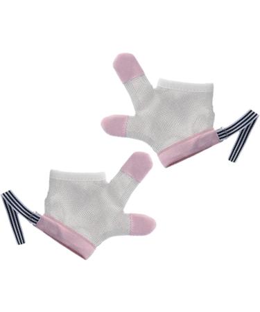 KOMBIUDA Baby Mittens 3 Pairs - Anti-Scratch Breathable Finger Gloves for Infant - No Thumb Stop Mesh Mitts - Prevent Scratches & Sucking - Size L - 2x3pcs - Buy Online on SooperMarket.com