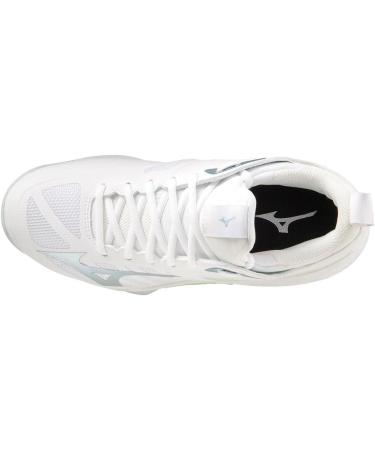 Mizuno Women's Wave Volleyball Shoes 40.5 EU - White/Gridge/Patinagreen | International Shipping Available - Buy Online on SooperMarket.com
