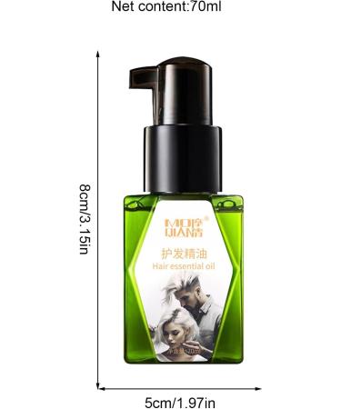 Hair Oil for Frizz Control - 70ml Hair Repair Natural Oil Mild Frizz Control Oil | Hair Care Oils for Home Traveling Vacation Outing Business Trips Hair Salon Veeteah - Buy Online on SooperMarket.com