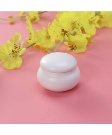 UPKOCH Mini Ceramic Cream Jars - Rouge Storage for Cosmetics & Toiletries | 4.6x2.7x3.5cm - Ideal for Lotion & Shampoo - Buy Online on SooperMarket.com