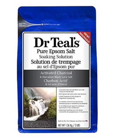 Dr Teals  Epsom Salt Charcoal  3 Pound