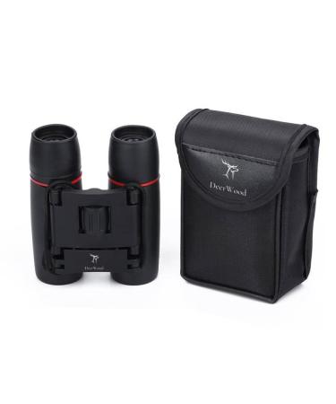 Deerwood Compact Binoculars for Adults  Powerful Magnification Small Binoculars for Bird Watching  Lightweight and Easy to Carry Hunting Binoculars Ideal for Sightseeing, Camping