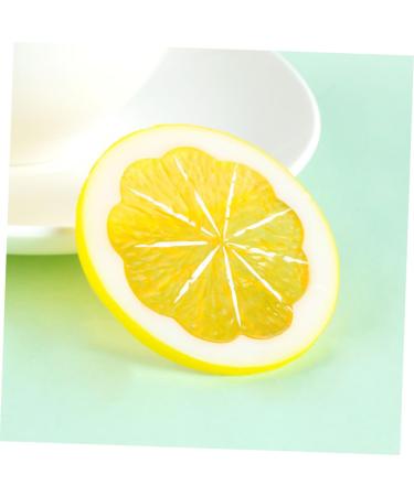Alipis 6pcs Artificial Lime Simulation Fruits Simulated Fruit Model Faux Lemon Slices Lemon Slices for Soap Lifelike Lemon Props Lemon Slices Artificial Ornament Filling Orange Slices Pvc - Buy Online on SooperMarket.com