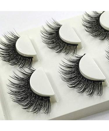 Desikixudy 3D-16 False Eyelashes Handmade 3D Eyelashes Soft And Comfortable Natural And Long Slim - Buy Online on SooperMarket.com