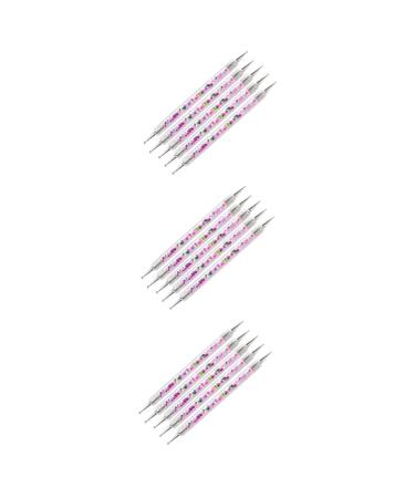 DOITOOL 15 Pcs Nail Art Pen Nail Tools for Nail Art Gel Nail Tool Dotting Painting Brush Nail Art Tool for Women Nail Art Brush Dot Paint Manicure Kit Paint Kit Nail Supplies Rhinestones