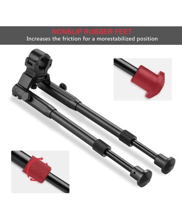 JINSE Universal Barrel Bipod 9-11 inch | Clamp-on, Foldable & Lightweight | Barrel Size 0.4'' to 0.7 - Buy Online on SooperMarket.com