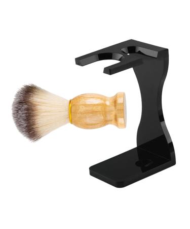 NOLITOY 3 Sets Shaving Set Shaving Bowl Men Black Suit Soft Hairdressing Brushes Face Salon Brush Mens Black Suits Barber Hair Removal Brush Comfy Brace Household Acrylic Hair Clipper Man