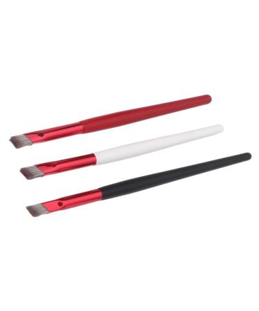 Angled Eyebrow Brush Set - 3 Professional Makeup Tools for Precise Brow Application - Shop Internationally - Buy Online on SooperMarket.com