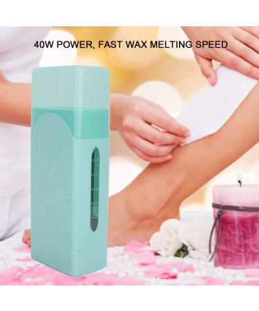 Hair Removal Waxing Kit - Wax Warmer 200g Wax & 100 Paper Strips for Home & Salon (EU Connector) - Buy Online on SooperMarket.com
