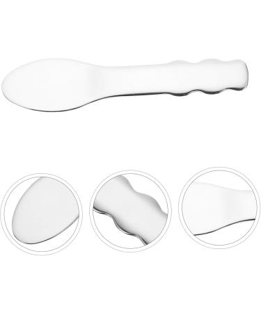 Gogogmee Stainless Steel Spoon Skin Caring Tool Facial Scoop Makeup Pick Spoons Cream Scoops Beauty Spatulas Facial Spoon Facial Cream Spoons Makeup Supply 6.5x2x0.2cm Silver - Buy Online on SooperMarket.com