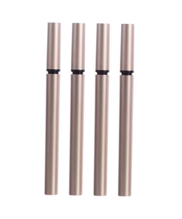 Angoily 4pcs Eyeliner Empty Eyeliner Pencil Liquid Pen Liquid Eyeliner Pen Frosted Packaging Material