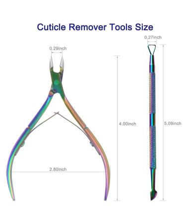 Pingispower Cuticle Trimmer and Pusher Set - Professional 3PCS Cuticle Cutter, Nippers, and Remover Tool Kit for Nail Care - Buy Online on SooperMarket.com