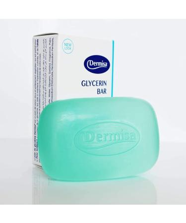 Dermisa Glycerin Bar with Aloe Vera | Gentle Cleanser for Sensitive and Oily Skin | 100% Vegetable Base | Paraben and Sulfate-Free | 3oz, Pack of 3 - Buy Online on SooperMarket.com