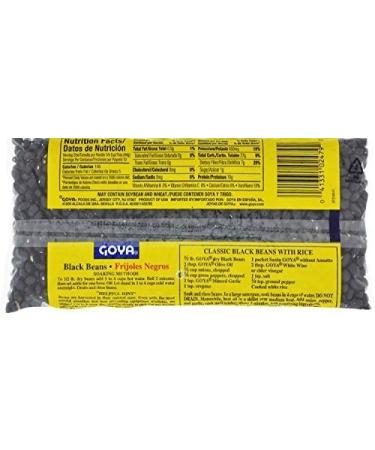 Goya Black Beans Dry 14oz - Pack of 4 | Premium Quality Beans - Buy Online on SooperMarket.com