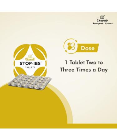 Johns Charak Pharma Stop-IBS Tablet - Relief for Irritable Bowel Syndrome | Contains Sunthi, Bilva & Musta | 30 Tablets - Buy Online on SooperMarket.com