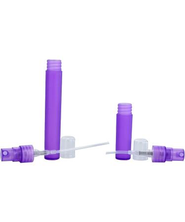 Zeoabsy 10pc Empty 3ml Matt Transparent Spray Bottles - Fine Fog Pumps & 2x Funnels for Water & Alcohol - Ideal for Perfume Travel Kits - Buy Online on SooperMarket.com