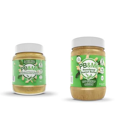 PB&Me Sugar Free Peanut Butter Powder - Powdered Peanut Butter No Sugar for Low Calorie Snacks & Sugar Free Peanut Butter Powder - Powdered Peanut Butter No Sugar for Low Calorie Snacks