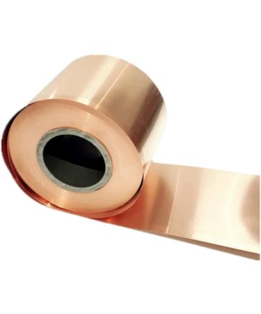 YebiO Pure Copper Tape Copper Skin Copper Foil Copper Skin Copper Sheet Grounding Copper Tape Grounding Copper Skin Red Copper Strip/0.1Mm*100Mm*1000Mm - Buy Online on SooperMarket.com