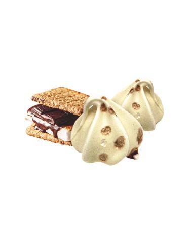 Krunchy Melts Original S'mores Meringue Cookies 4 Oz - Fat Free, Gluten Free, Nut Free - 90 Calories - Low Calorie Snack & Sweet Treats - Buy Online on SooperMarket.com