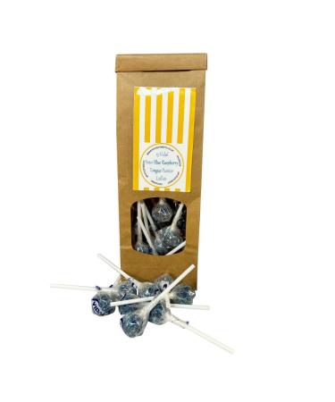 Bag of 15 Sour Blue Raspberry Tongue Painter Lollies Lollipop Sweets