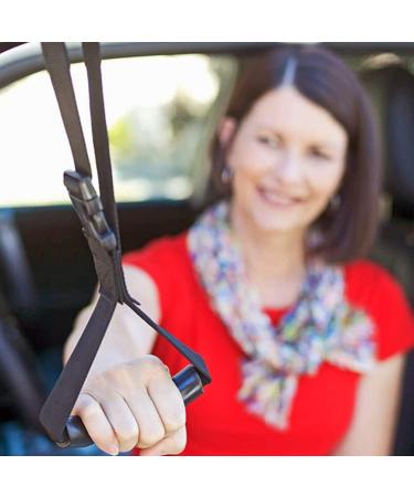 Adjustable Auto Grab Handles for Elderly - 2pcs Non-Slip Car Safety Assist Device (Black) - Buy Online on SooperMarket.com