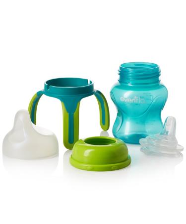 Evenflo Soft-flo Trainer Sippy Cup 5oz - Red/Teal (2 Pack) | For Growing Baby and Toddler - Buy Online on SooperMarket.com