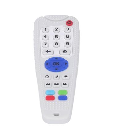 Buy Baby Teether Simulation Remote Control Soft Silicone Teething Toy - Safe & Durable | Beige White | International Shipping - Buy Online on SooperMarket.com
