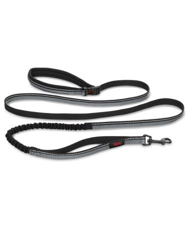 Halti active dog leash-grip with neoprene padding 3m reflector tissue and shock absorption.Freehand lines ideal to run with medium -sized and large dogs (size large black) l black