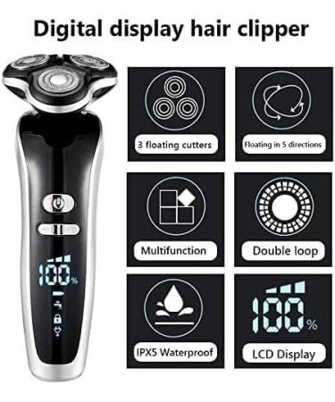 GeRRiT Electric Razor for Men | 4D Shaver & USB Rechargeable Hair Clipper | Professional Hair Trimmer & Cutter for Adults - Buy Online on SooperMarket.com