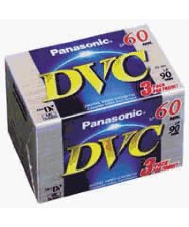 Panasonic AY-DVM60EJ3P Mini Digital Videocassette (60 Minute, 3 Pack)