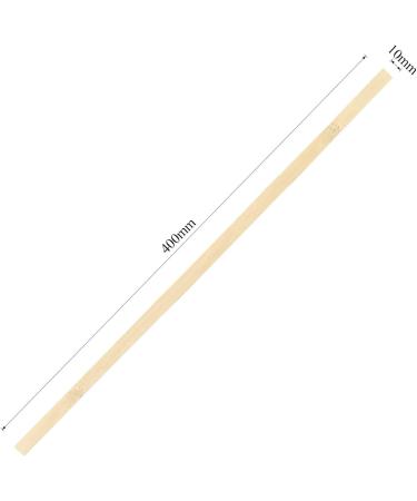 DYWISHKEY Natural Bamboo Sticks - 15.75 x 3/8 Wooden Craft Sticks (50 Pieces) - Buy Online on SooperMarket.com