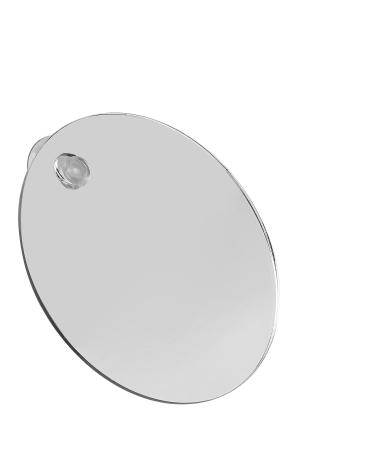 Anti Fog Shower Mirror  Round Shower Mirror Fogless Bathroom Shaving Mirror Wall Hanging Shatterproof Portable Fog Free Bathroom Shaving Mirror Frameless Men Mirror for Men Women Home Traveling