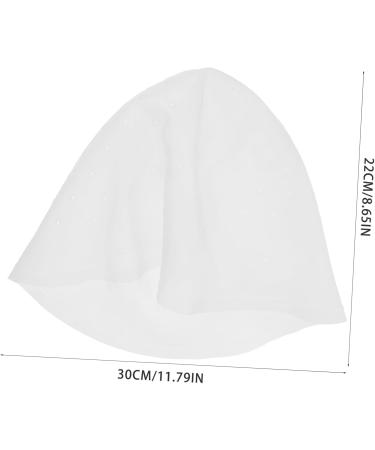 PLAFOPE Silicone Highlighter Cap Caps Hair Highlighting Kit Hair Highlighting Hat Dyeing Color Cap Salon Silicone Cap Silicone Hair Salon Cap Hair Highlight Hat Dye Cap White - Buy Online on SooperMarket.com