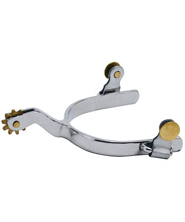 Weaver Leather Women's Roping Spur with Plain Band , 1.75,SIlver