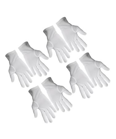 Mikinona 12 Pairs Protective Gloves Jewelry Touch Gloves Parade Gloves Inspection Gloves Marching Gloves Protecting Working Gloves Gardening Gloves Work Gloves Industrial Gloves White
