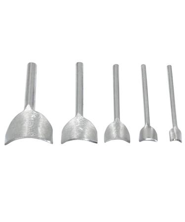 DGOL 5 Sizes Leather Arch Curve Cutter Craft Strap Belt DIY Arc Flatter Curve End Corner Plated Cutting Punch Tool Kit