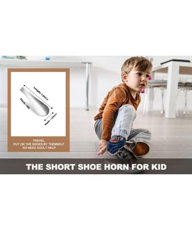 Hand-Made Metal Shoehorn | 12-Inch Manual Binding Handle for Men, Women, Kids, Travel & Boots | Elderly, Pregnancy-Safe | Black - Buy Online on SooperMarket.com
