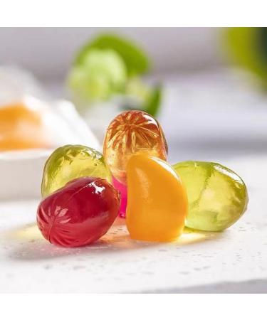 Multi flavor Peeling Fruit Gummies Peelable Fudge Grape Lychee Flavored Soft Candy Orange Juice Gummy Candy Chewing Candy Chinese Sweets Dessert Casual Candy Snacks Gift (Mixed Flavors 5bag) Mixed Flavors 5bag - Buy Online on SooperMarket.com