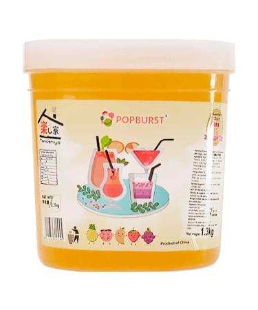 Popping Boba 1.3 KG Dessert and Drink Toppings (Passion Fruit)