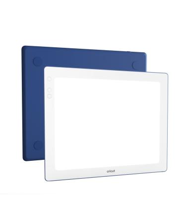 Cricut BrightPad Go(29.2 cm x 22.8 cm) Flexible LED Light Five Brightness Settings Up to 4200 Lumens Cordless and Portable Drawing Light Pad for Tracing Weeding Vinyl Sketching Diamond Painting Indigo