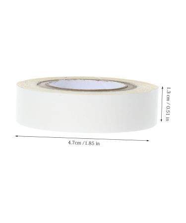 Gogogmee 1 Roll Wig Film Ultra Hold Lace Tape for Wigs Hair Wig Tape Hair Tape Double Sided Lace Front Tape Hair Tape for Wigs Wig Tape Double Sided Scalp Tape for Wigs White Tissue 4.70X4.70X1.30CM White - Buy Online on SooperMarket.com