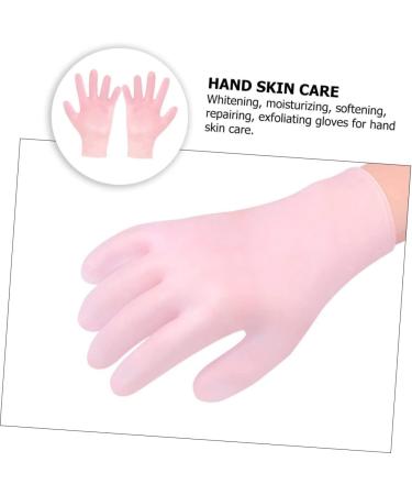 minkissy 2 Pairs Whitening Moisturizing Gloves Cotton Gloves for Dry Hands Hand Treatment Cracked Hands Grooming Glove Bedtime Gloves Gel Moisturizing Gloves Sokcs Anti-Crack Sebs Sock Miss - Buy Online on SooperMarket.com